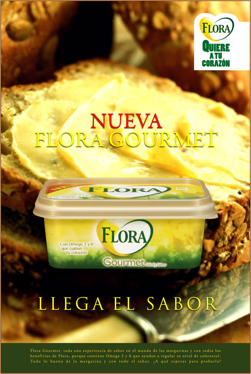 Acción margarina Flora 1