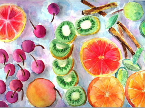 Frutas - Acuarela 3