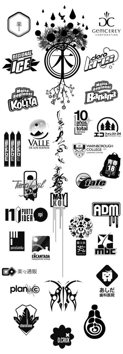 Logos hechos en Venezuela y Japón 1