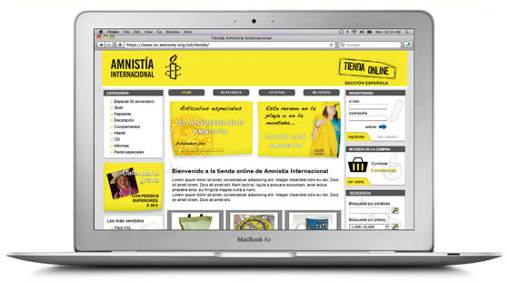 Amnistía Internacional, tienda online 5