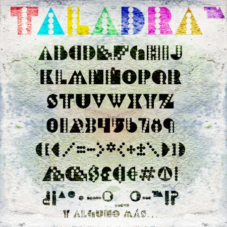 Taladra font 4