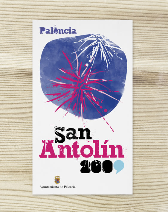 Cartel fiestas de San Antolín 09 - Propuesta 1