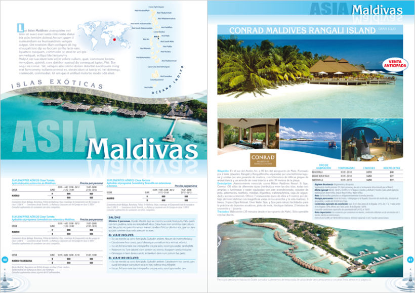 Diseño / maquetación páginas de folletos turísticos 0