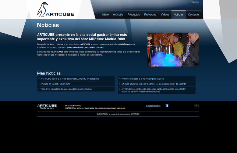Articube | Nuevo sitio web 3
