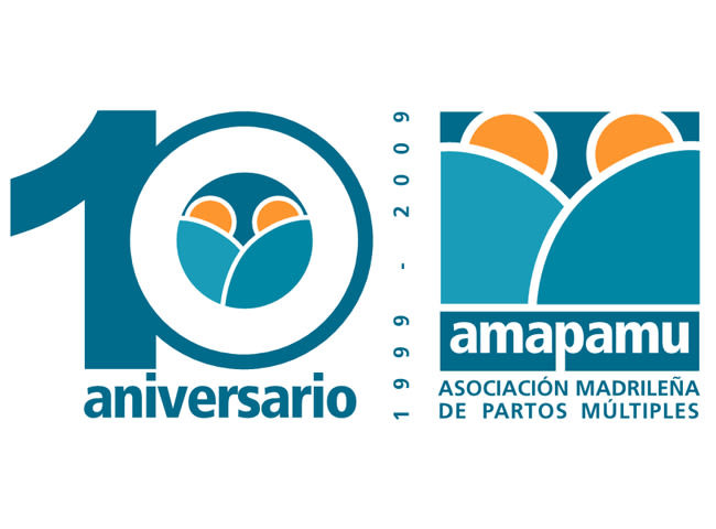 Logotipo 10º aniversario AMAPAMU 1