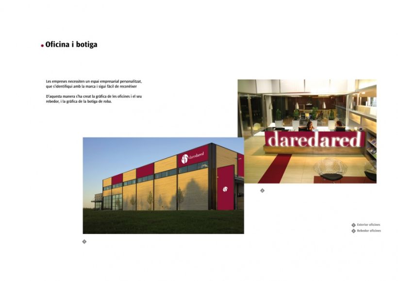 Manual de Identidad Visual y aplicaciones de la empresa Daredared 8