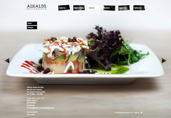 Web Restaurante Alkalde 6