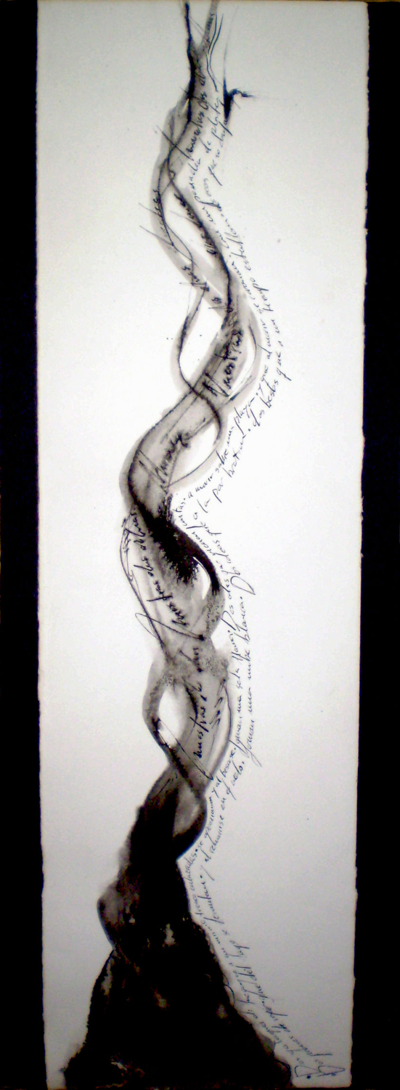 Dos almas (caligrafía artística) 2
