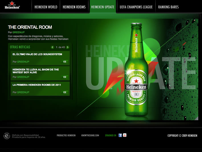Hot Site Heineken 3
