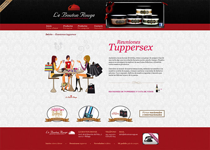 Sitio web Le Bouton Rouge 4