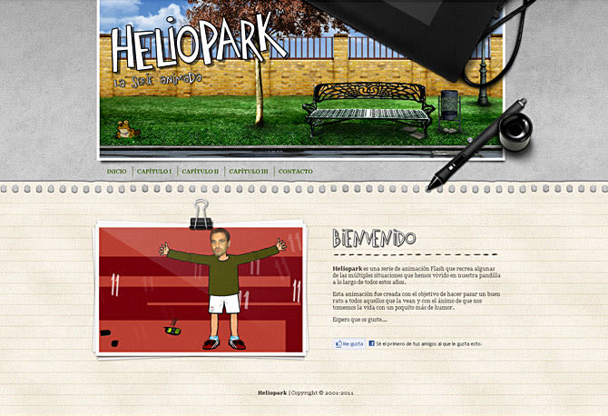 Sitio web Heliopark 1