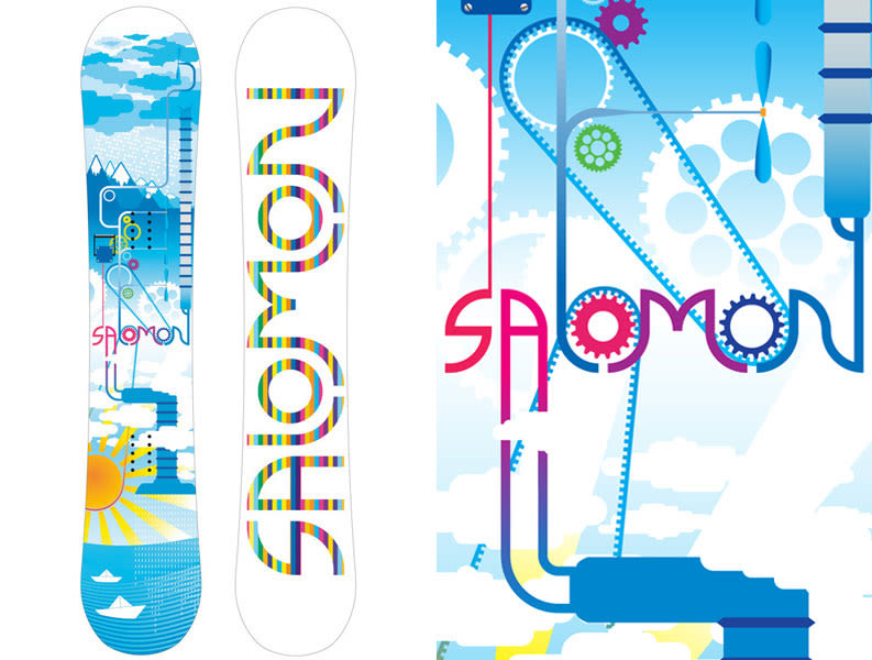 Snowboard design 1