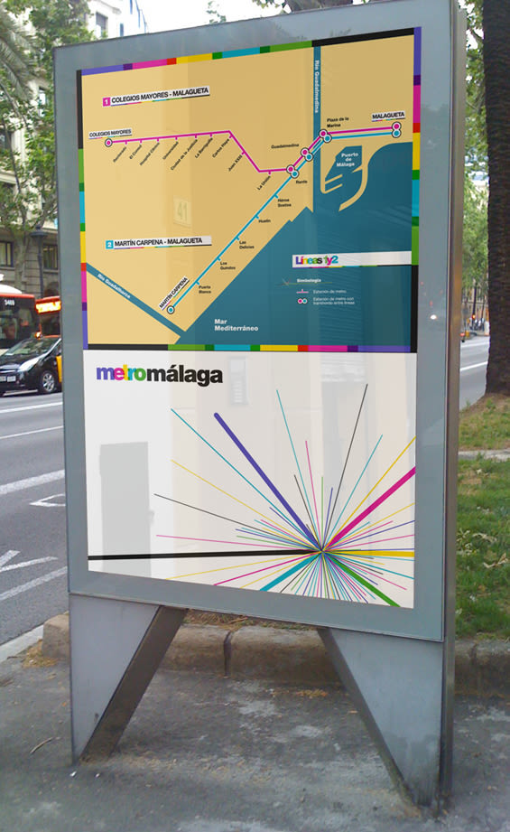 Metro Málaga. Proyecto personal de Marca y Sistema de Identidad. Comunicación y gestión de marca. 13