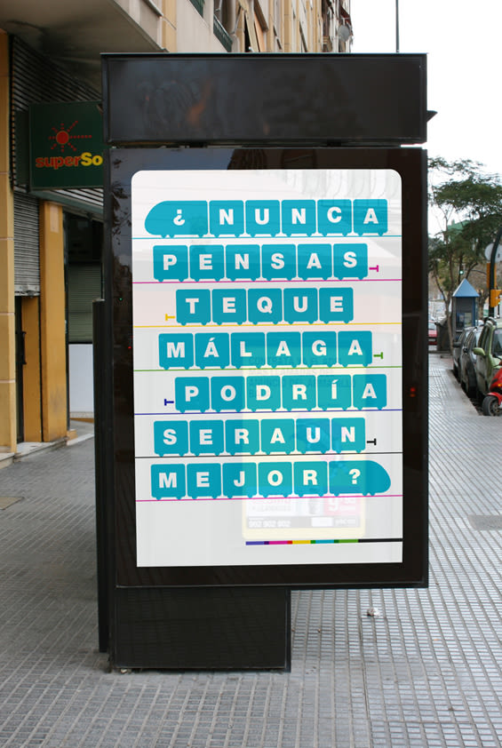Metro Málaga. Proyecto personal de Marca y Sistema de Identidad. Comunicación y gestión de marca. 2