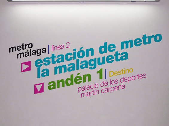 Metro Málaga. Proyecto personal de Marca y Sistema de Identidad. Comunicación y gestión de marca. 9