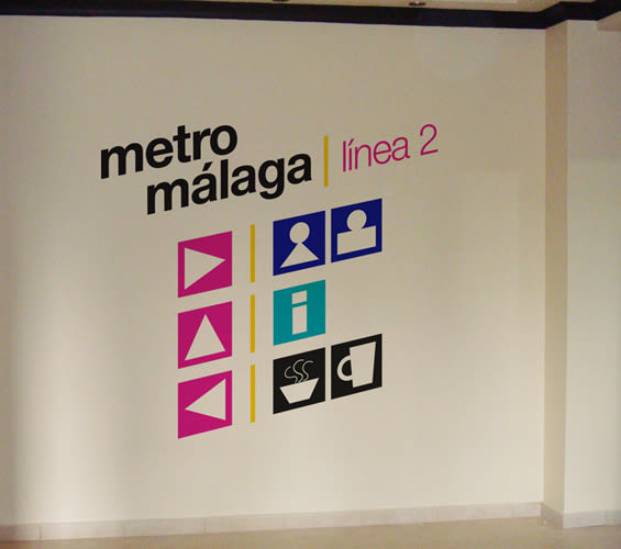 Metro Málaga. Proyecto personal de Marca y Sistema de Identidad. Comunicación y gestión de marca. 10