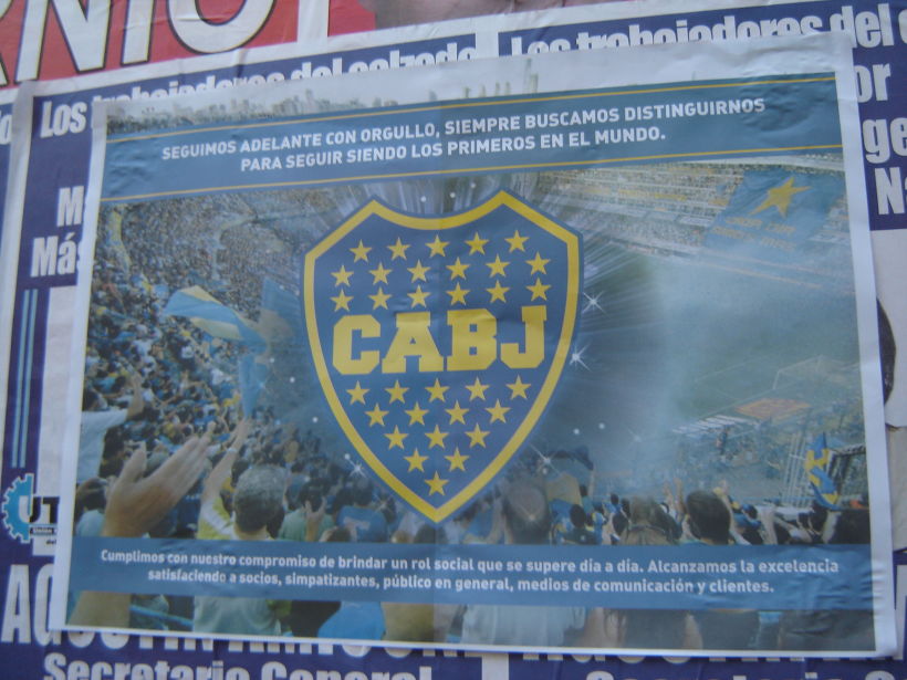 Vía pública para Boca Juniors 3