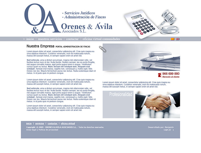 Imagen Corporativa Administración de fincas: Orenes & Avila 10