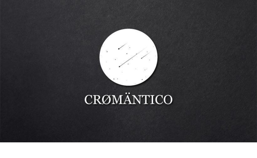 CRØMÄNTICØ, nombre, logotipo, material corporativo página web 2