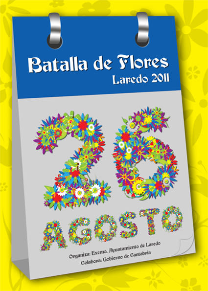 Propuesta cartel BATALLA DE FLORES 2011 2