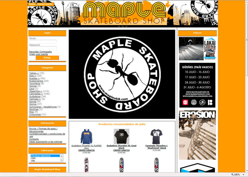 Tienda Online Maple Skateboard 4