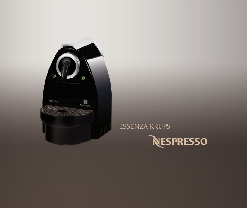 Ilustración de la cafetera de Nespresso 2