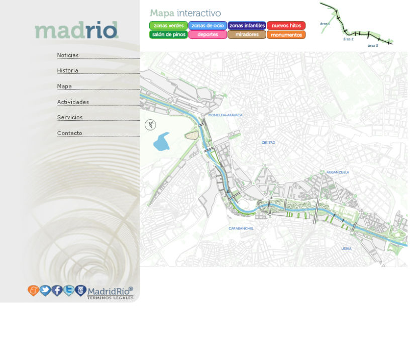 Proyecto de una web para Madrid Río 4
