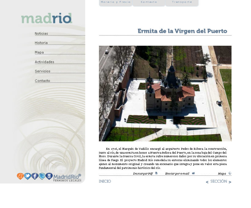 Proyecto de una web para Madrid Río 6