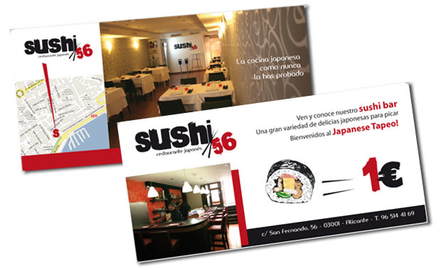 Imagen corporativa. Sushi 56 5