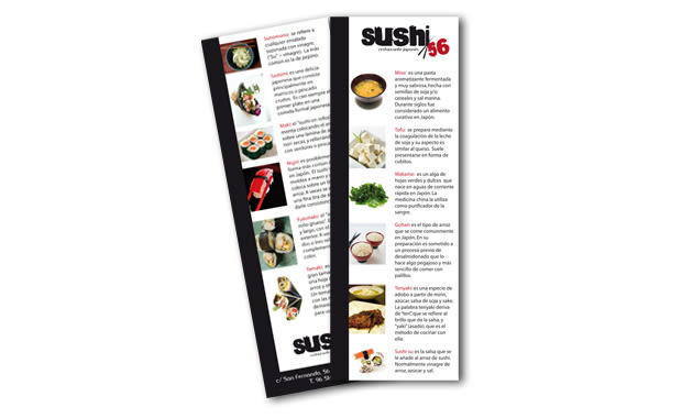 Imagen corporativa. Sushi 56 3
