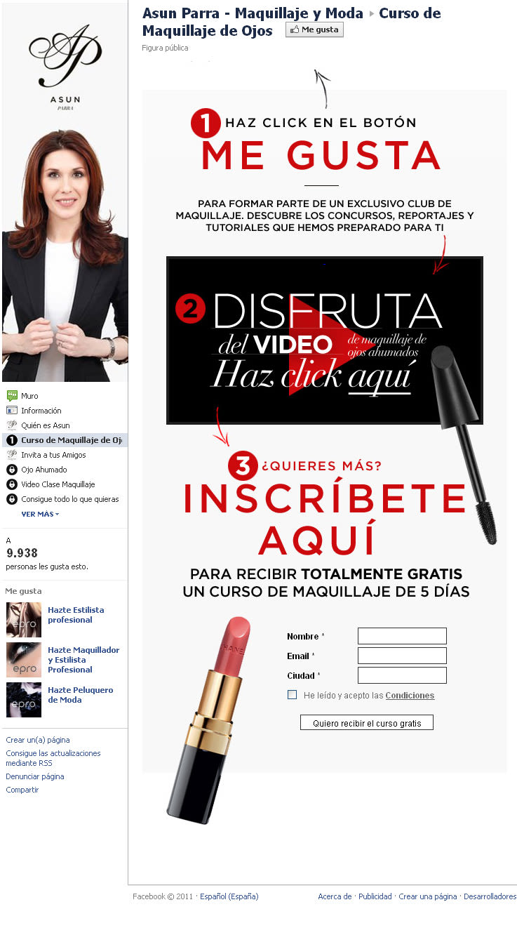 Facebook: Asun Parra - Maquillaje y Moda 2