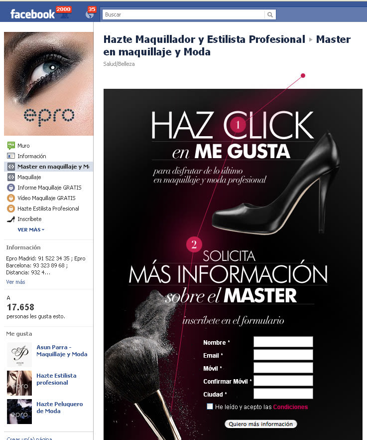 Facebook: Epro - Hazte Maquillador y Estilista Profesional 1