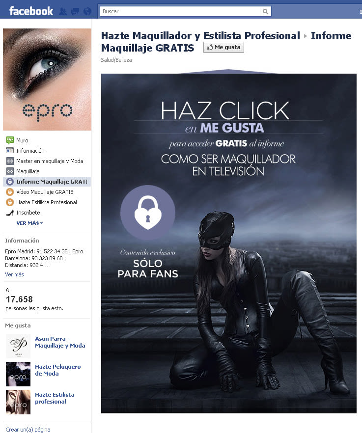 Facebook: Epro - Hazte Maquillador y Estilista Profesional 2
