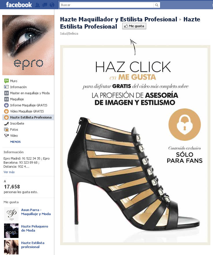 Facebook: Epro - Hazte Maquillador y Estilista Profesional 3
