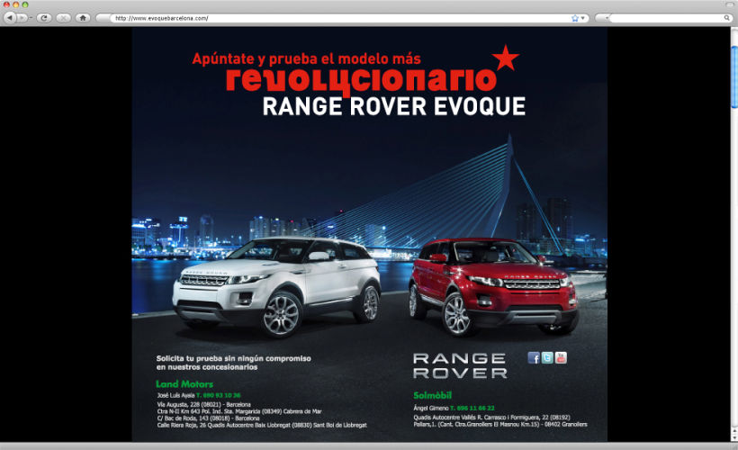 Web - Landing Page Range Rover 1