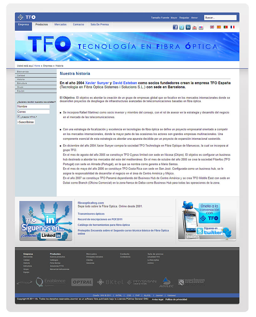 TFO (Technology Fiber Optic) 8