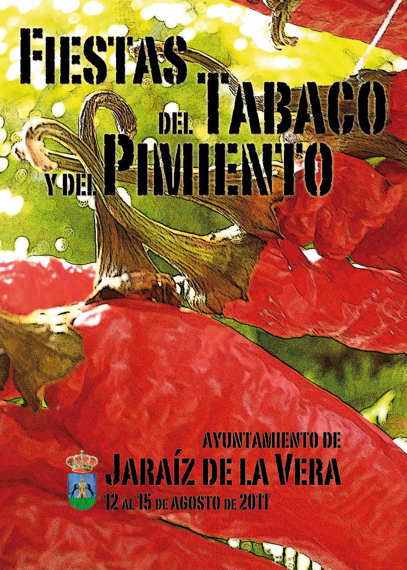Cartel Fiestas del Tabaco y del Pimiento 2011 1