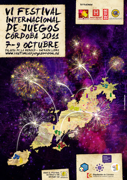 Cartel Festival Internacional de Juegos de Córdoba 2011 1
