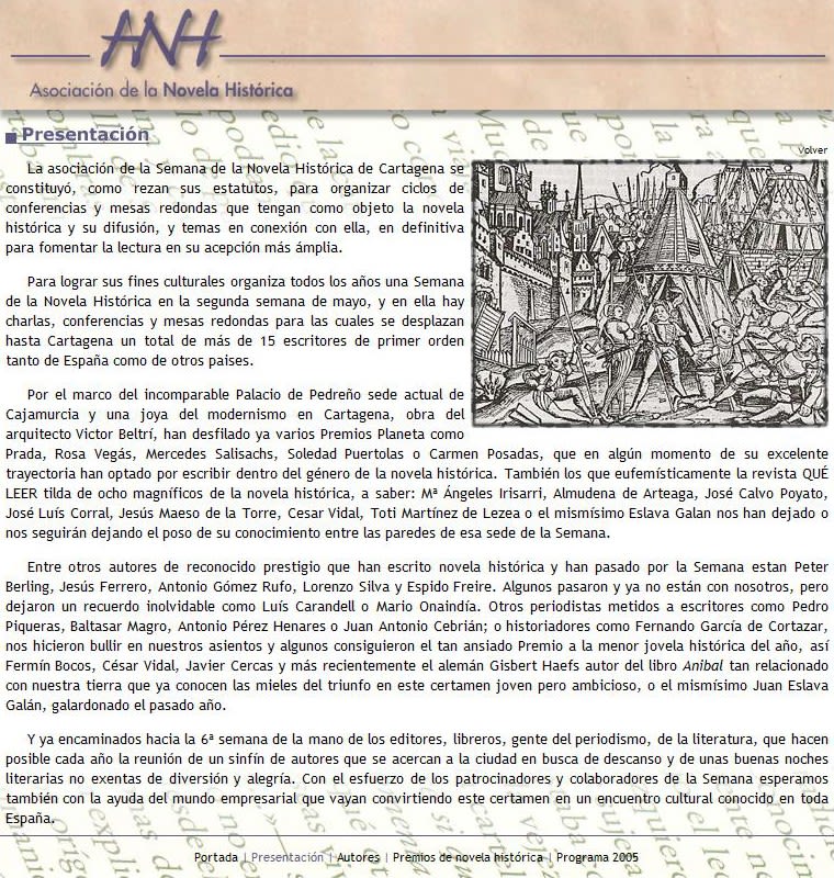 Web Novela Histórica 3