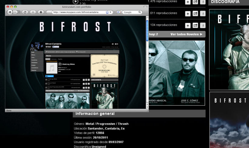 Bifrost - CD y Myspace 3