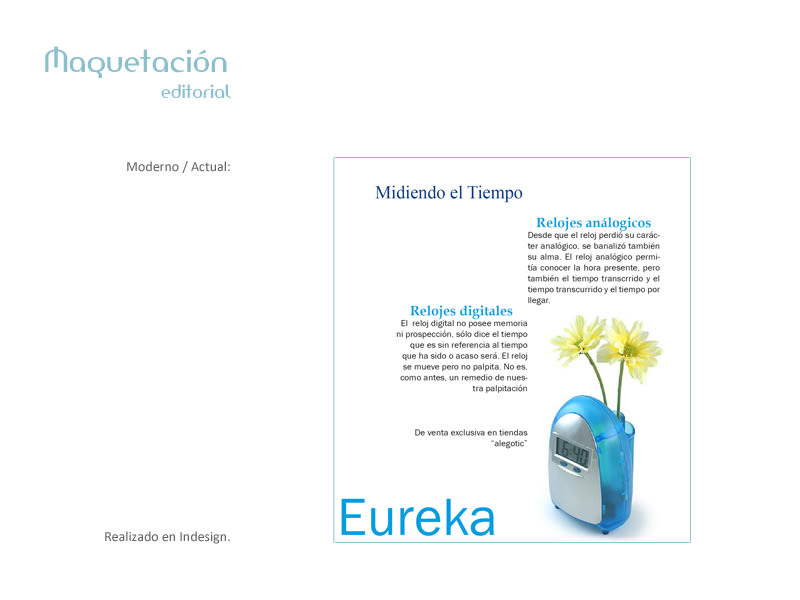 Maquetación Editorial Eureka 5