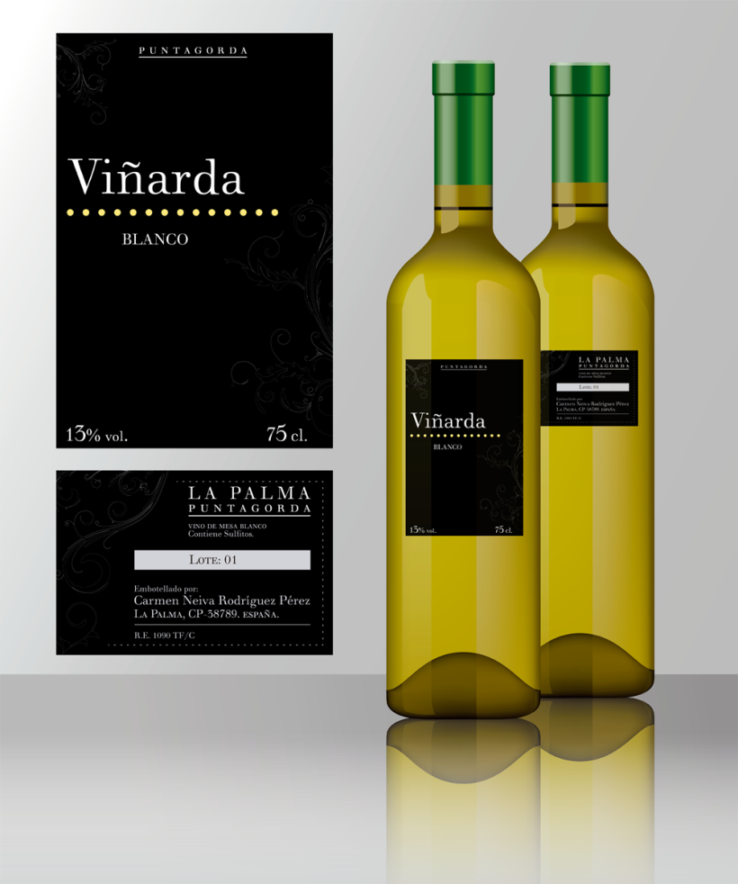 Propuesta etiquetado botella de vino Viñarda 6