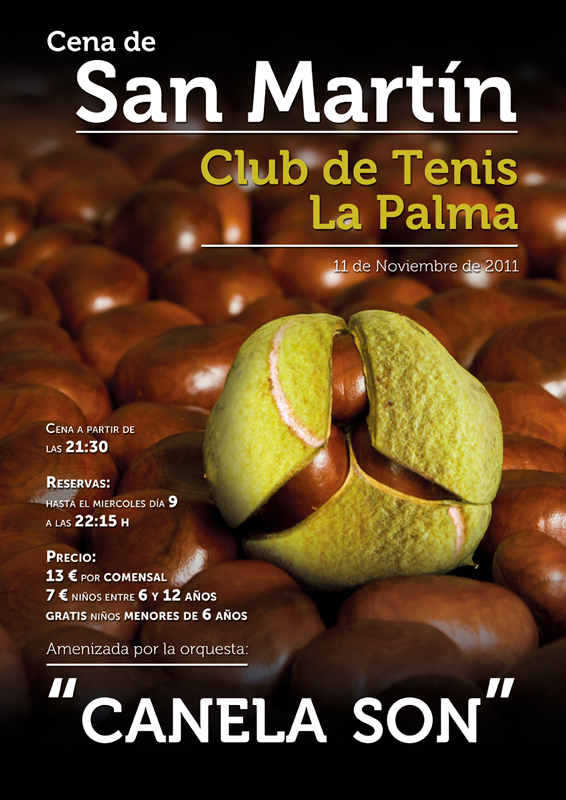 Cartel San Martín Club de Tenis La Palma 2