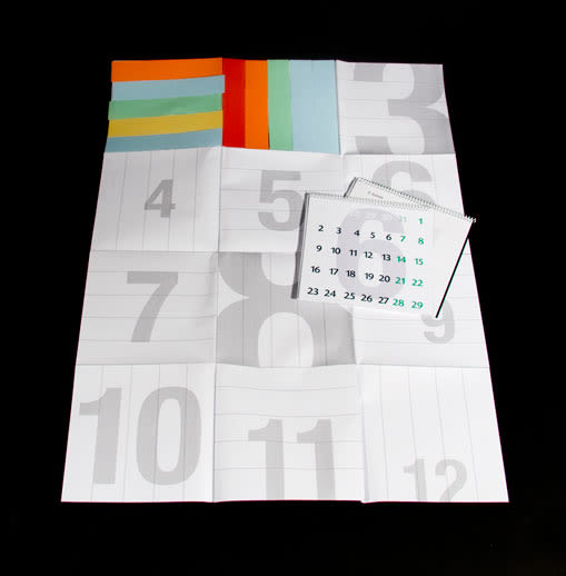 Agenda + Calendario + Poster (Resumen estado de ánimo anual gráfico) 2008 4