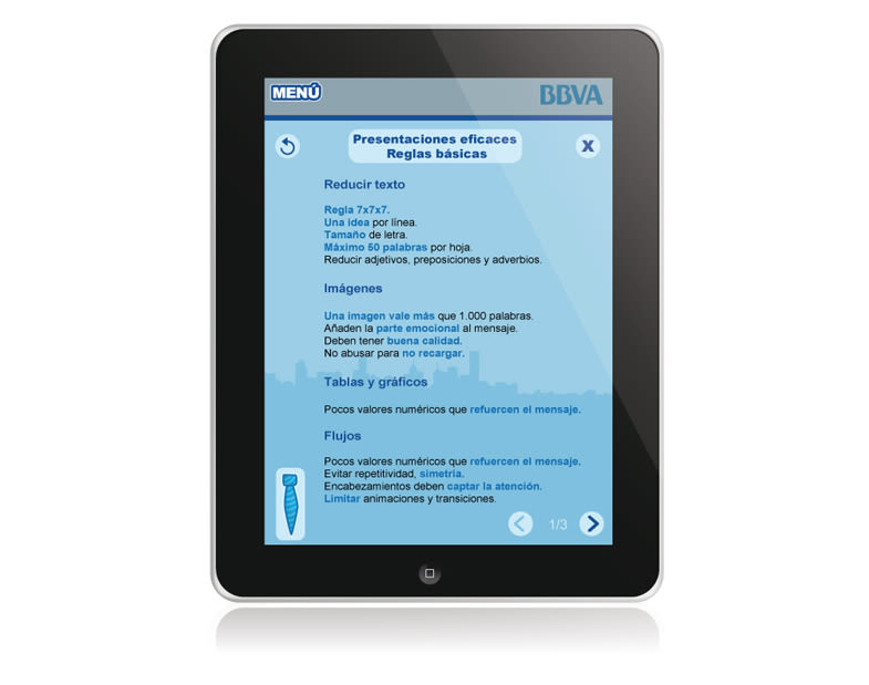 BBVA. Aplicación iPad 5