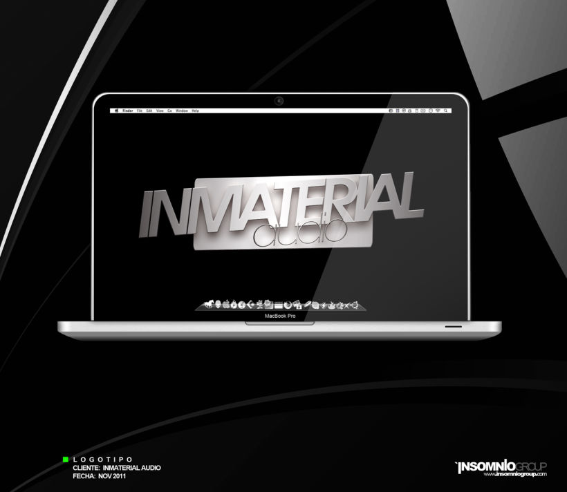 Logotipo: Inmaterial Audio 1