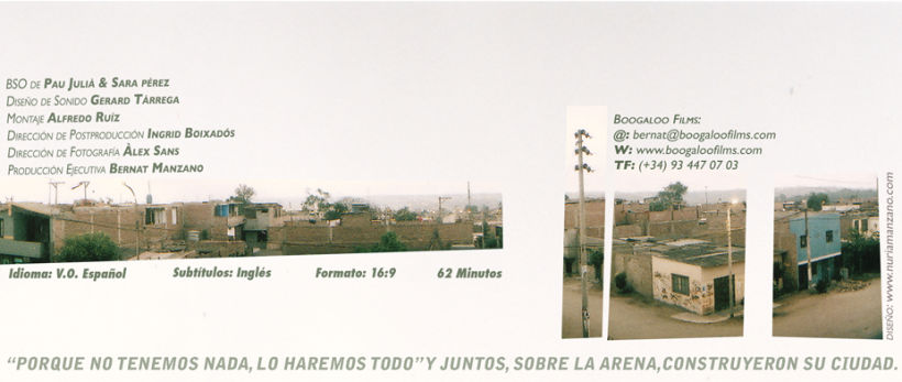 Gráfica del documental VES, Villa el Salvador 10