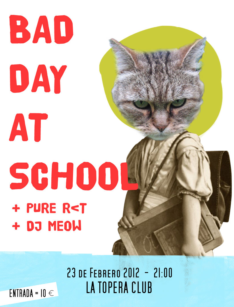 bad day at school poster 1