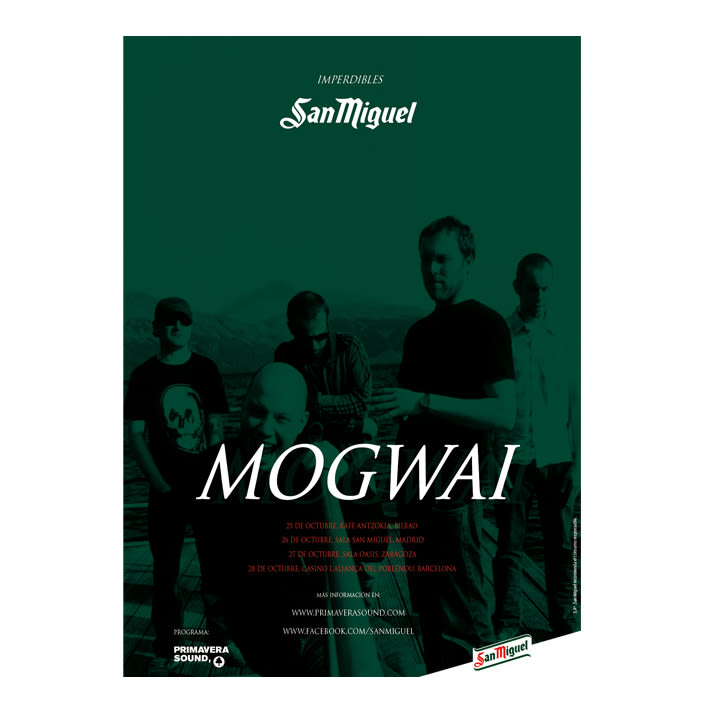 PRIMAVERA SOUND - Mogwai Tour 2011 2