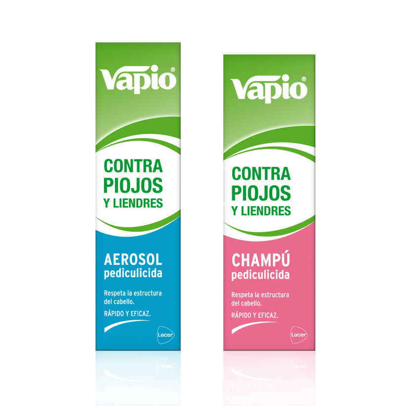 PACKAGING / "Vapio". Productos pediculicidas, Aerosol & Champú 5